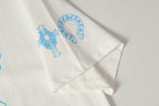 Blue Triple Cross White T-Shirt™