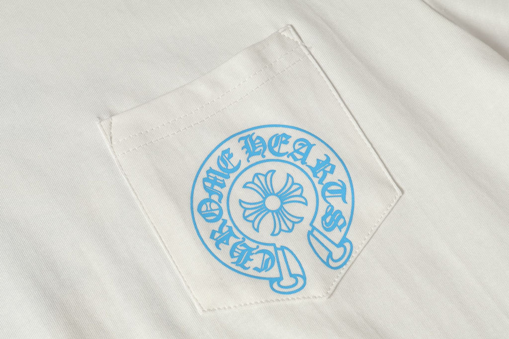 Blue Triple Cross White T-Shirt™