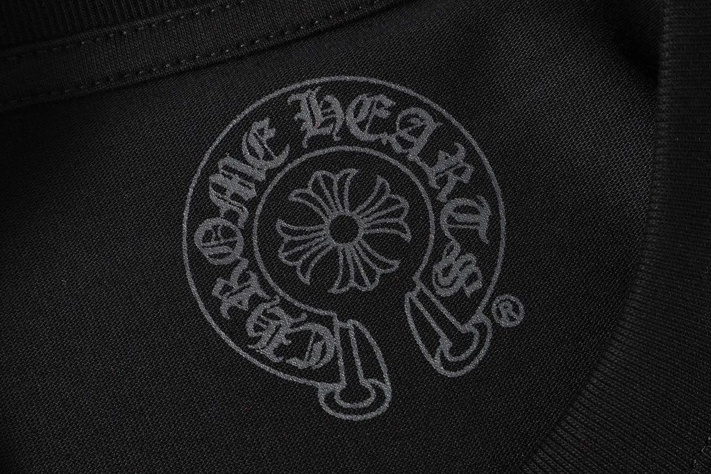 Red Flower Cross Black T-Shirt™