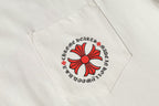 Red Flower Cross White T-Shirt™