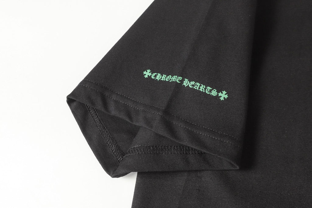 Green Crosses Black Pocket T-Shirt™