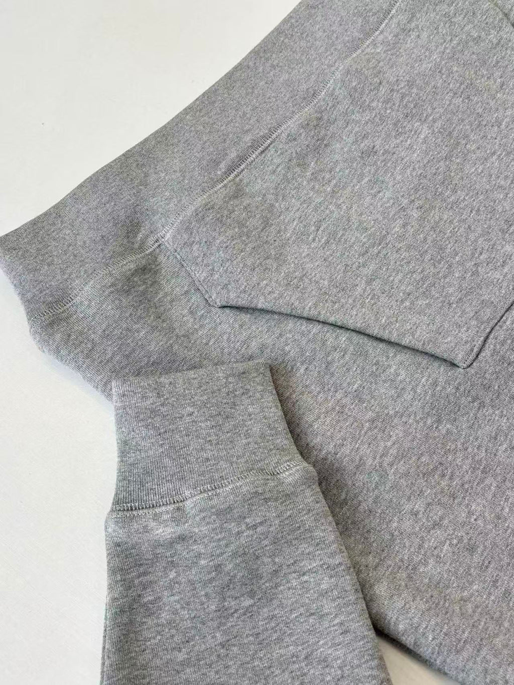 Black Leather Triple Cross Grey Quarter Zip Sweater™
