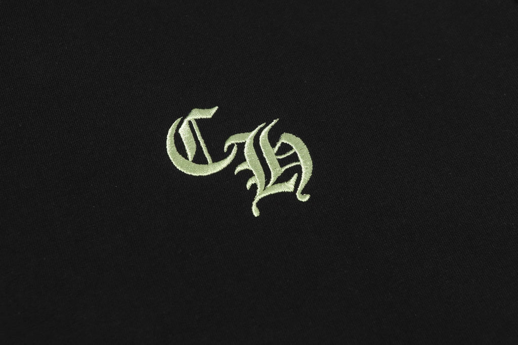 Colored Leather Crosses CH Logo Black T-Shirt™