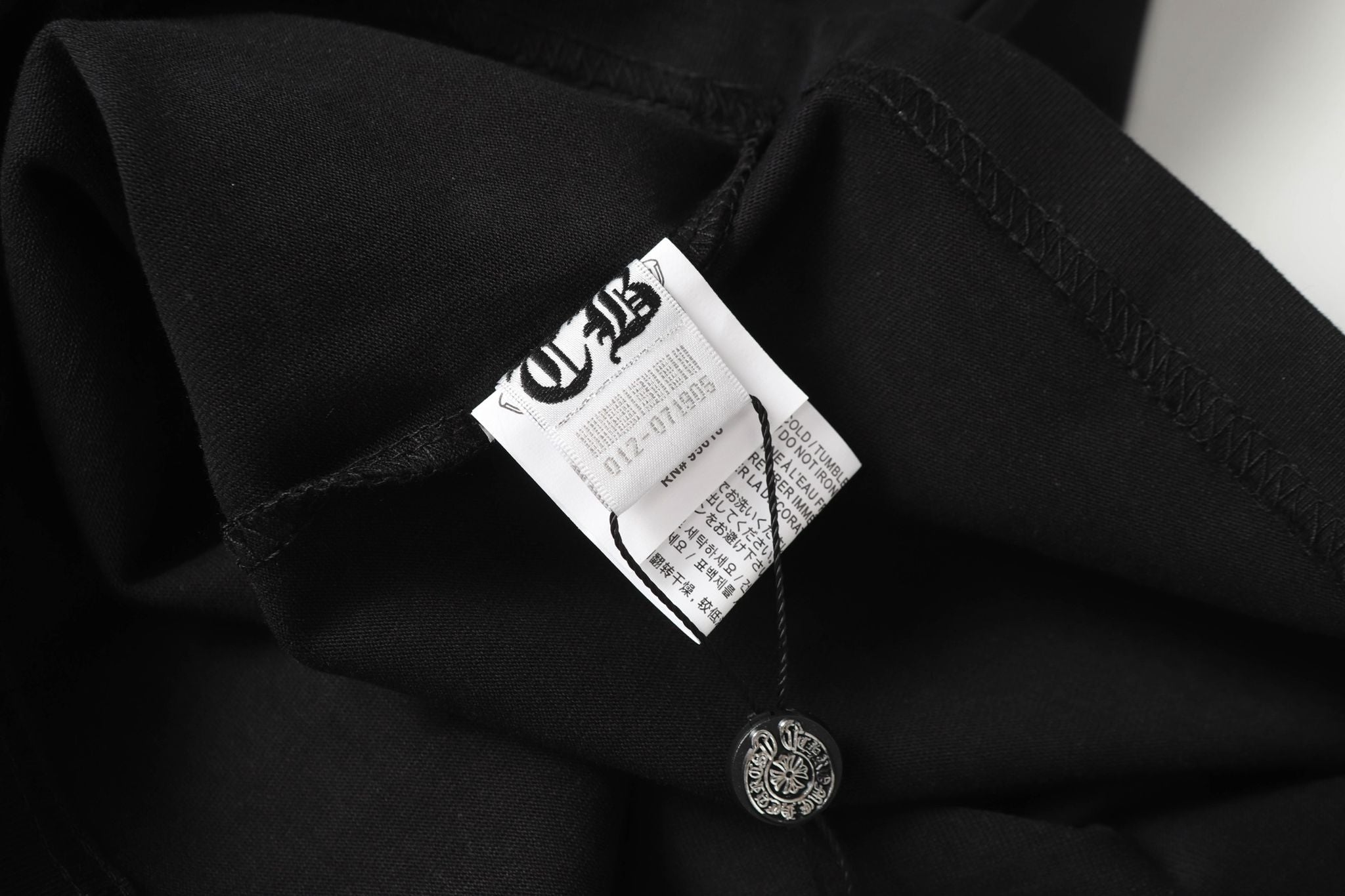 Colored Leather Crosses CH Logo Black T-Shirt™