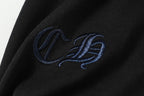 Colored Letters Horse Shoe Logo Black T-Shirt™