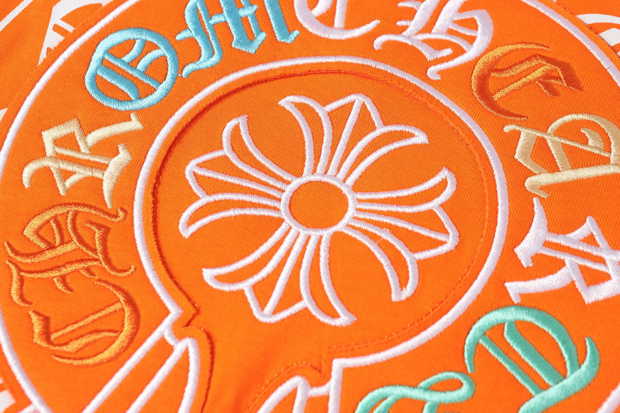 Colored Letters Horse Shoe Logo Orange T-Shirt™