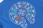 Colored Letters Horse Shoe Logo Blue T-Shirt™