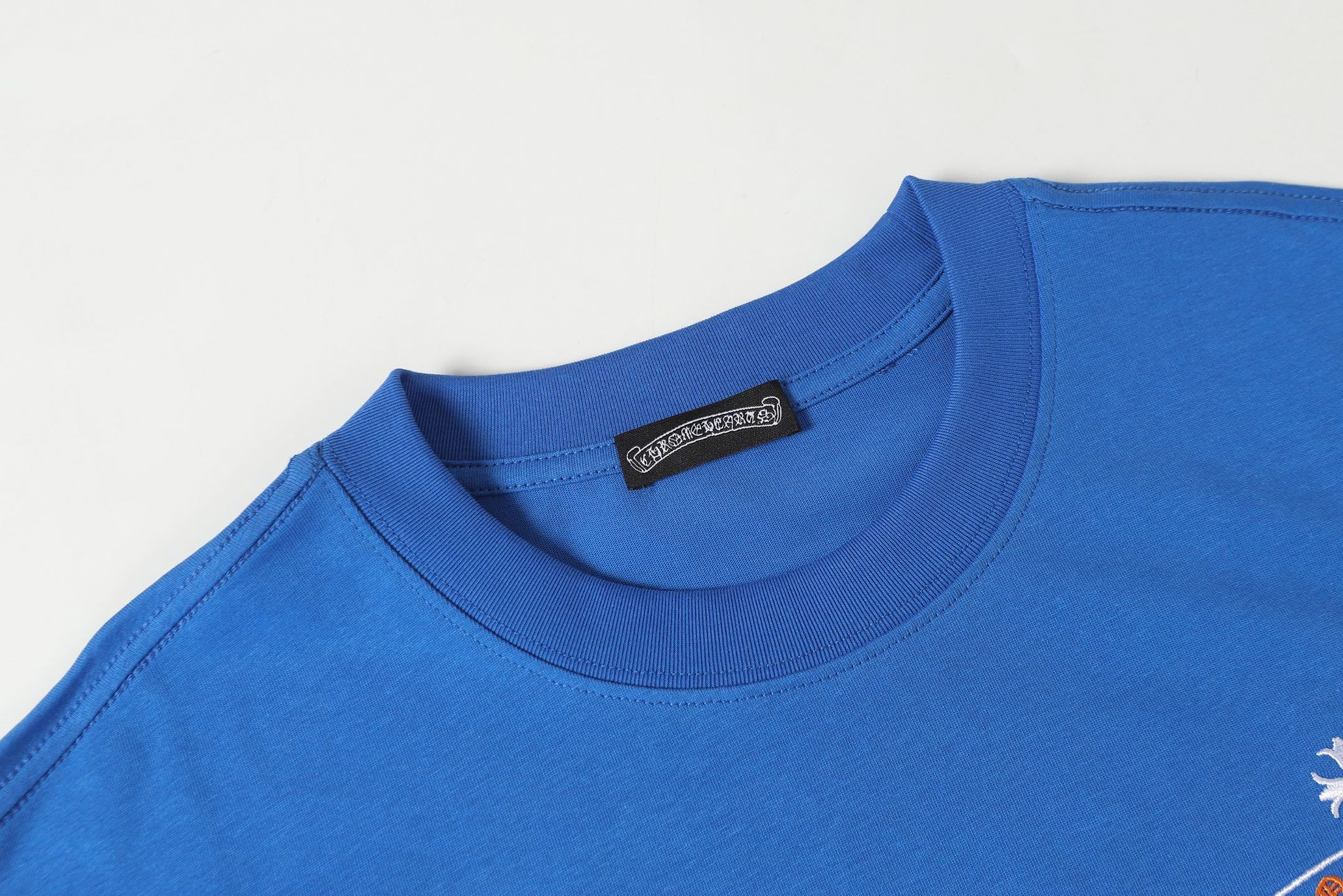 Colored Letters Horse Shoe Logo Blue T-Shirt™