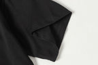 Multi Color Crosses Horse Shoe Logo Black T-Shirt™