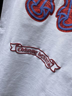Red & Blue Horse Shoe Logo White T-Shirt™