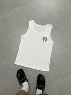 Horse Shoe Logo White Tank Top™