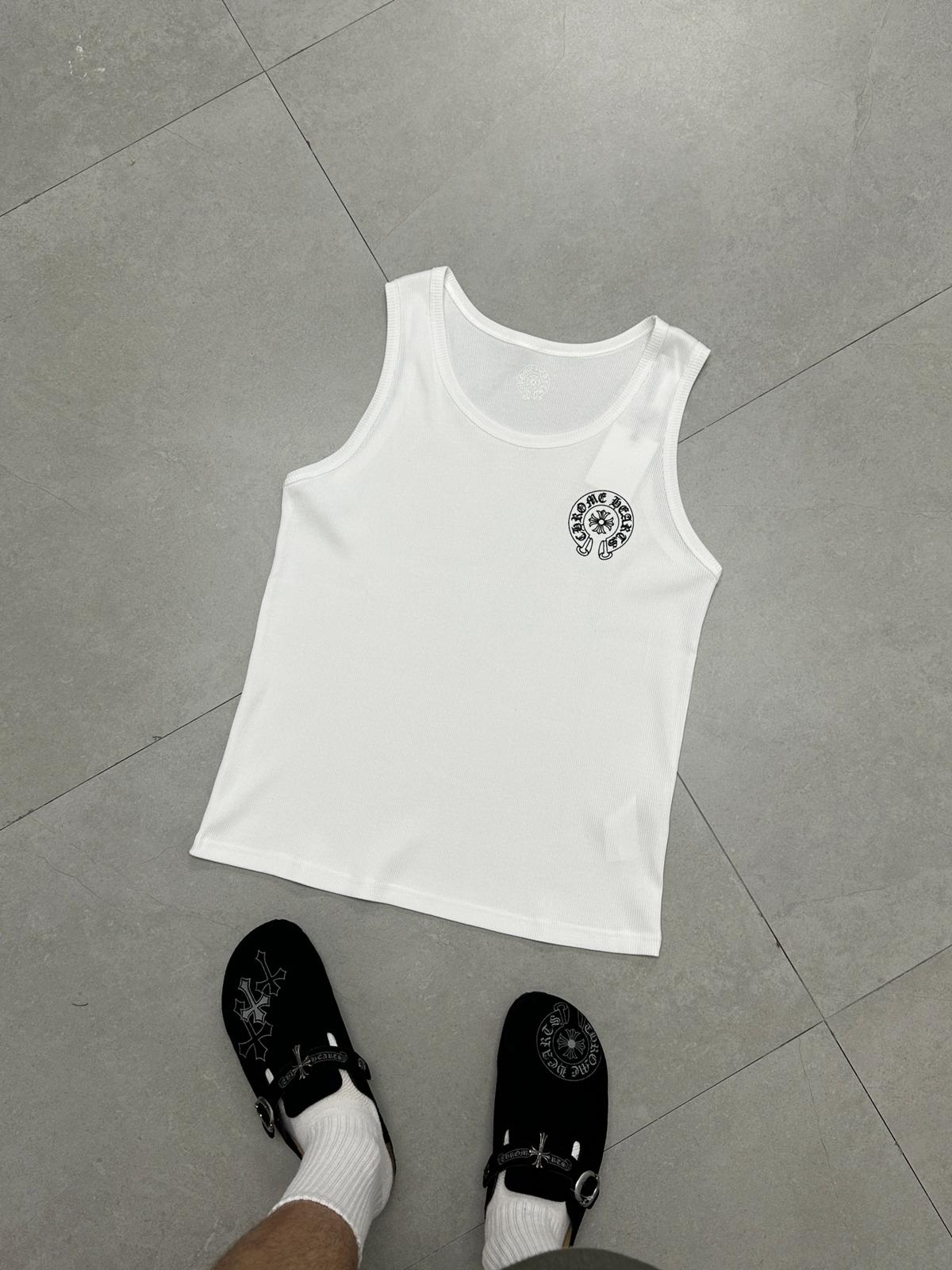 Horse Shoe Logo White Tank Top™