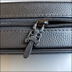 Black Leather Glasses Case™