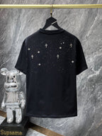 Rhinestones & Crosses Black T-Shirt™