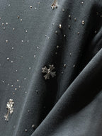 Rhinestones & Crosses Grey T-Shirt™