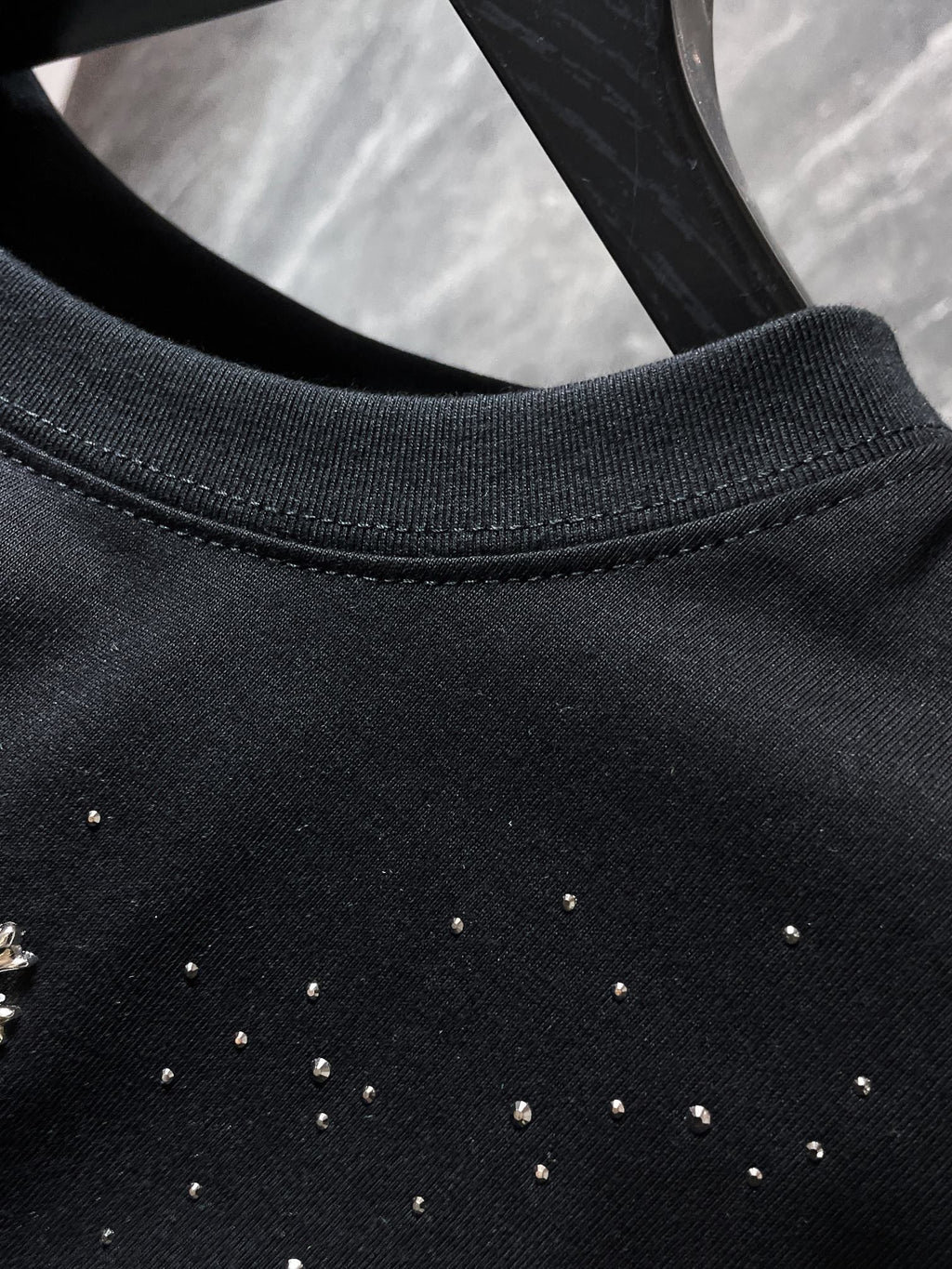 Rhinestones & Crosses Black T-Shirt™