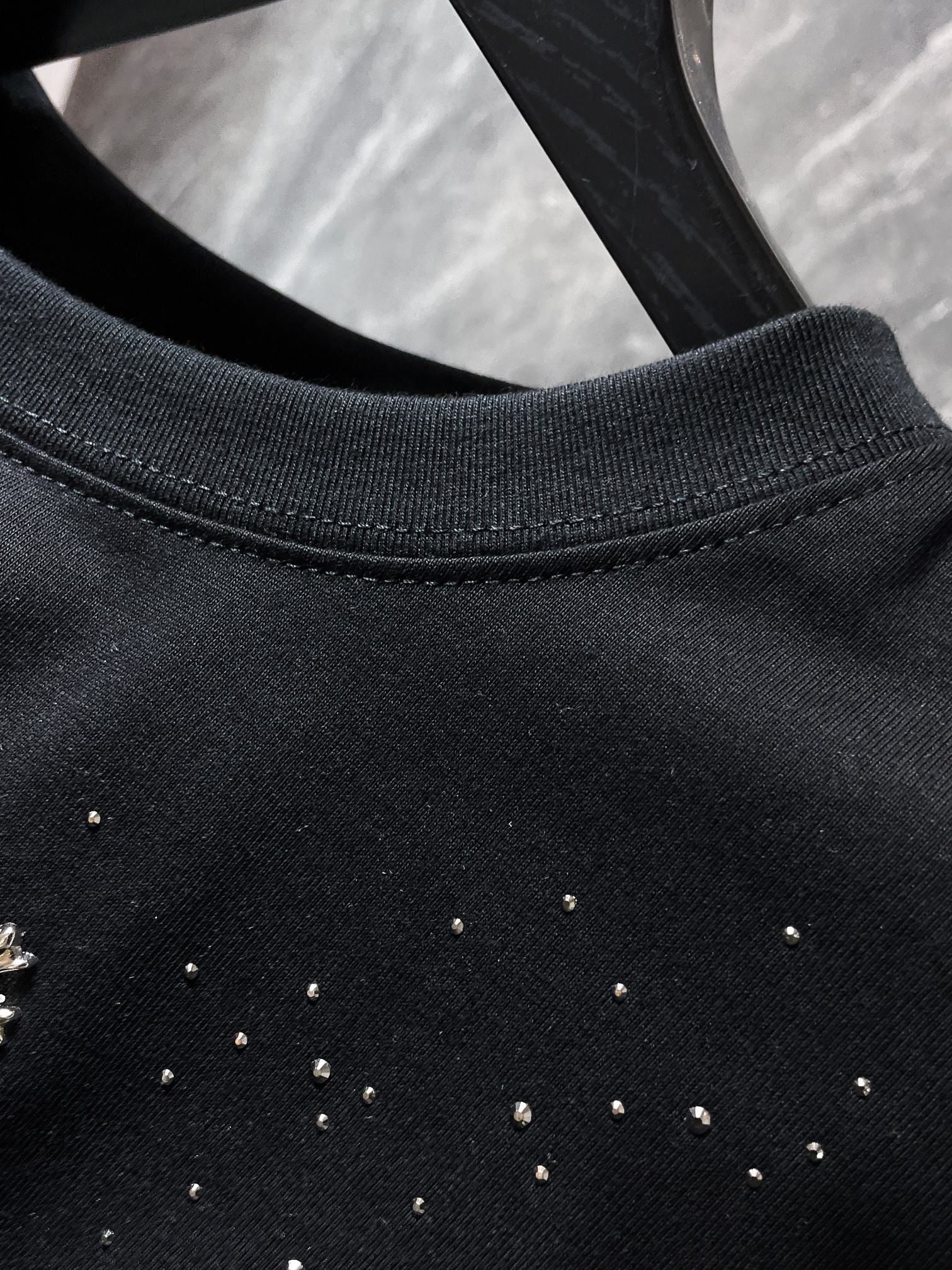 Rhinestones & Crosses Black T-Shirt™