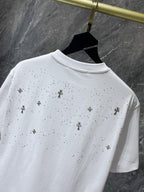 Rhinestones & Crosses White T-Shirt™