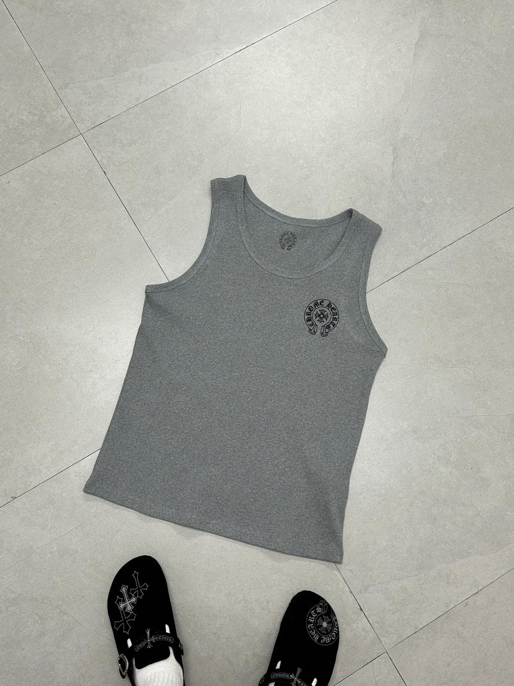 Horse Shoe Logo Grey Tank Top™