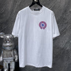 Red & Blue Horse Shoe Logo White T-Shirt™