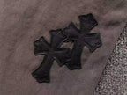 Black & White Cross Patch Brown Carpenter Pants™