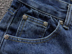 Black Cross Patch Denim Jeans™