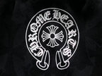 Black Cross Pattern Black Sweatpants™