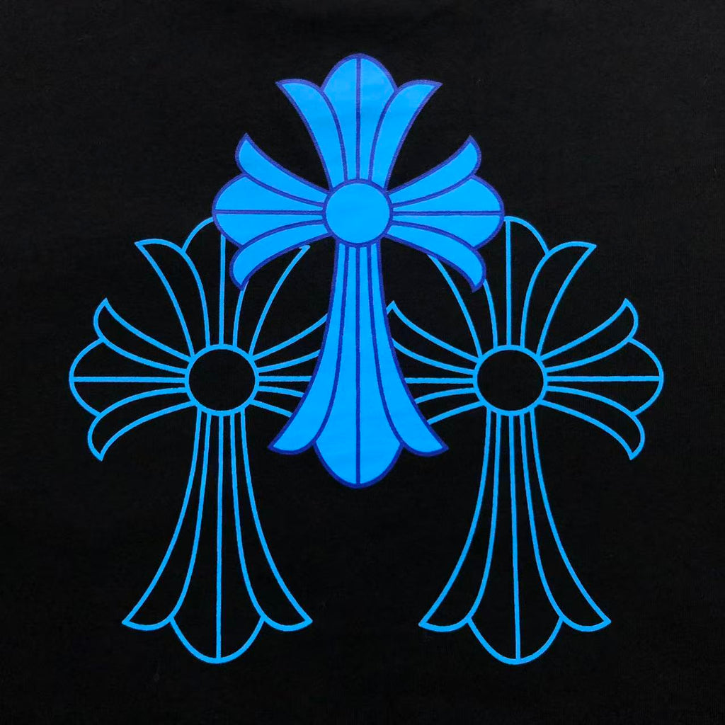 Blue Triple Cross White/Black Long Sleeve™