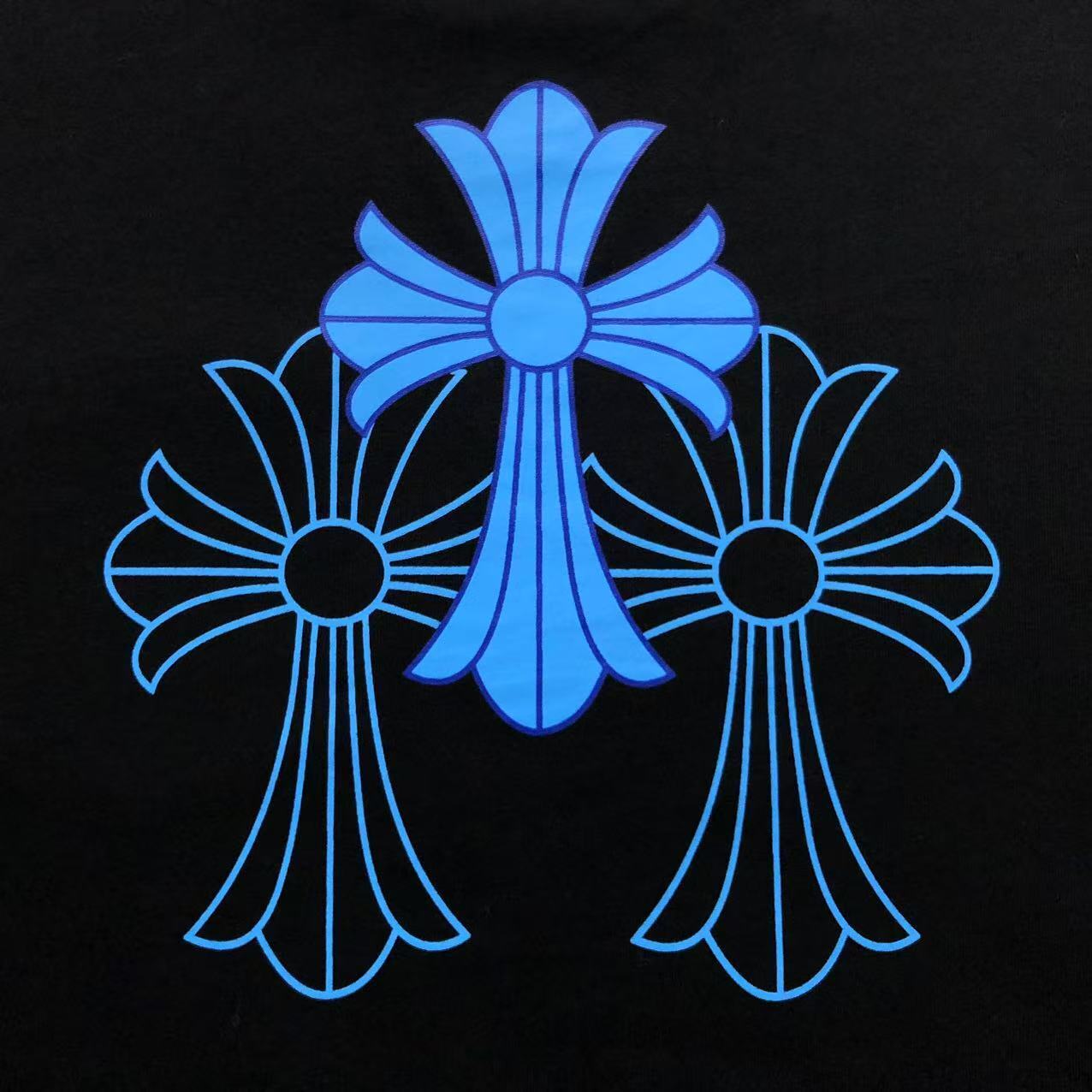 Blue Triple Cross White/Black Long Sleeve™
