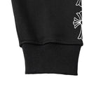 Big Cross Logo Black Full Zip Hoodie™