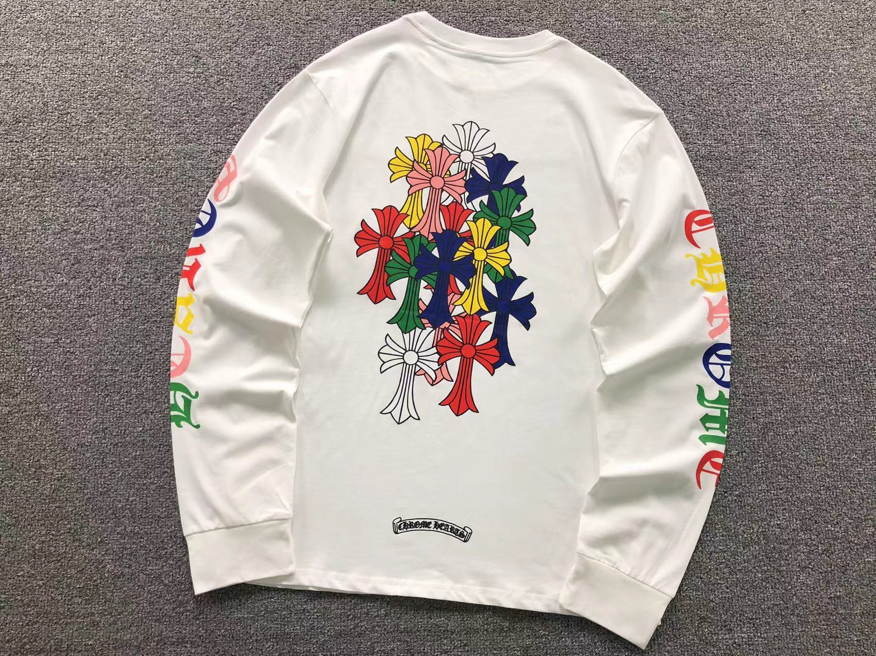 Stacked Multicolor Crosses Longsleeve™