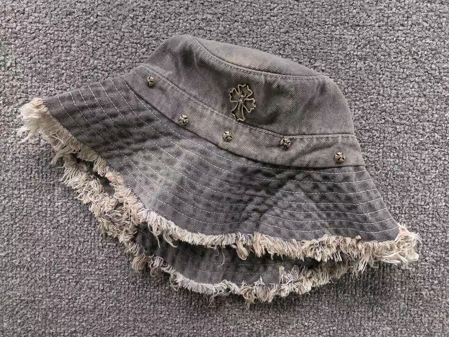 Torn Edge Denim Fisherman Hat™