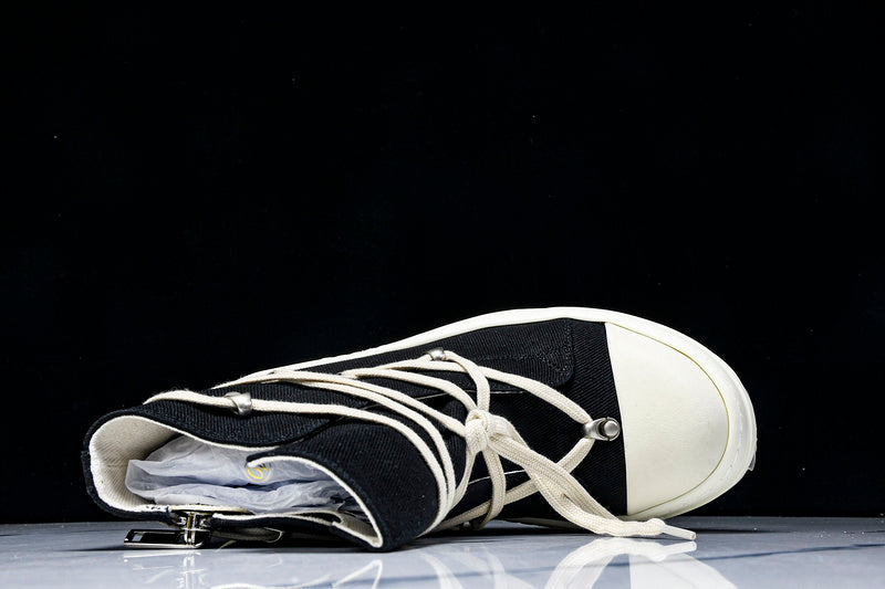 DRKSHDW Hexagram Sneakers "Black Milk"