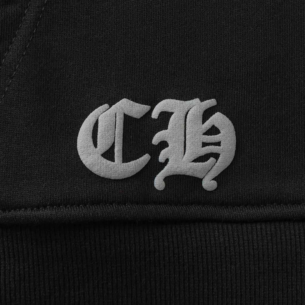 Red Horse Shoe Logo Black Full Zip Hoodie™