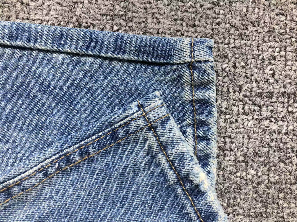 Light & Dark Blue Cross Patch Denim Jeans™