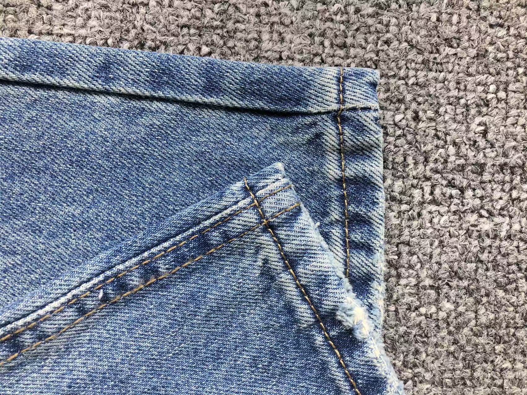 Light & Dark Blue Cross Patch Denim Jeans™