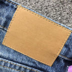 Black & White Cross Patch Denim Jeans™