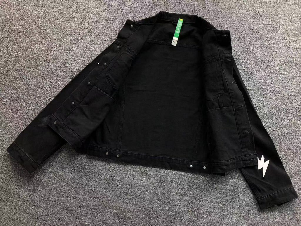 Lightning Bolt Patch Denim Jacket™
