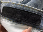Mixed Blue & White Cross Patch Light Denim Jeans™