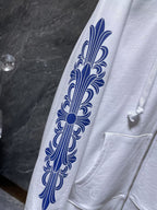 R-ing Stones Hoodie White Blue™