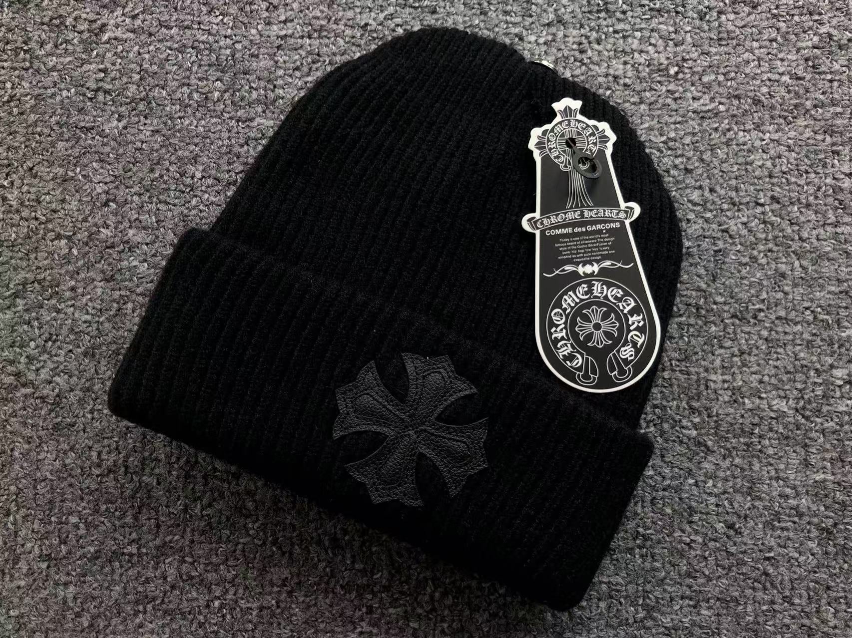 Leather Cross Beanie™