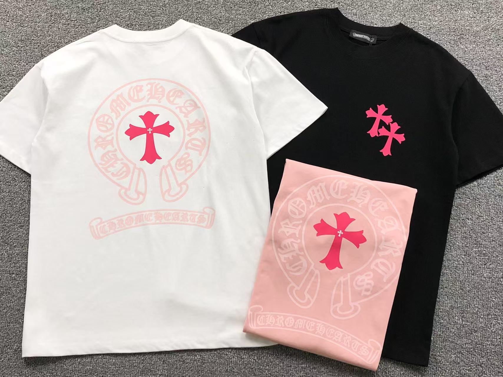 Pink Cross & Horseshoe Logo T-Shirt™