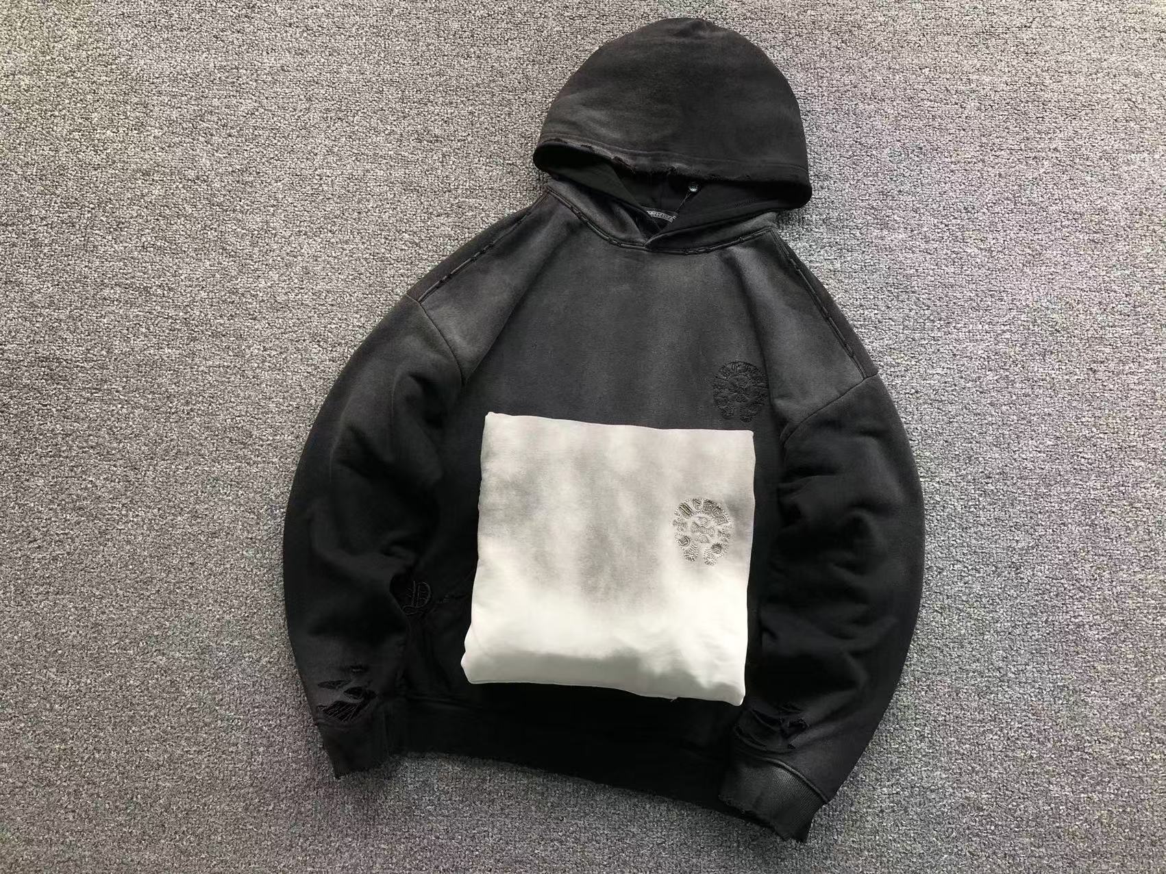 Faded Embroidered Horseshoe Hoodie™