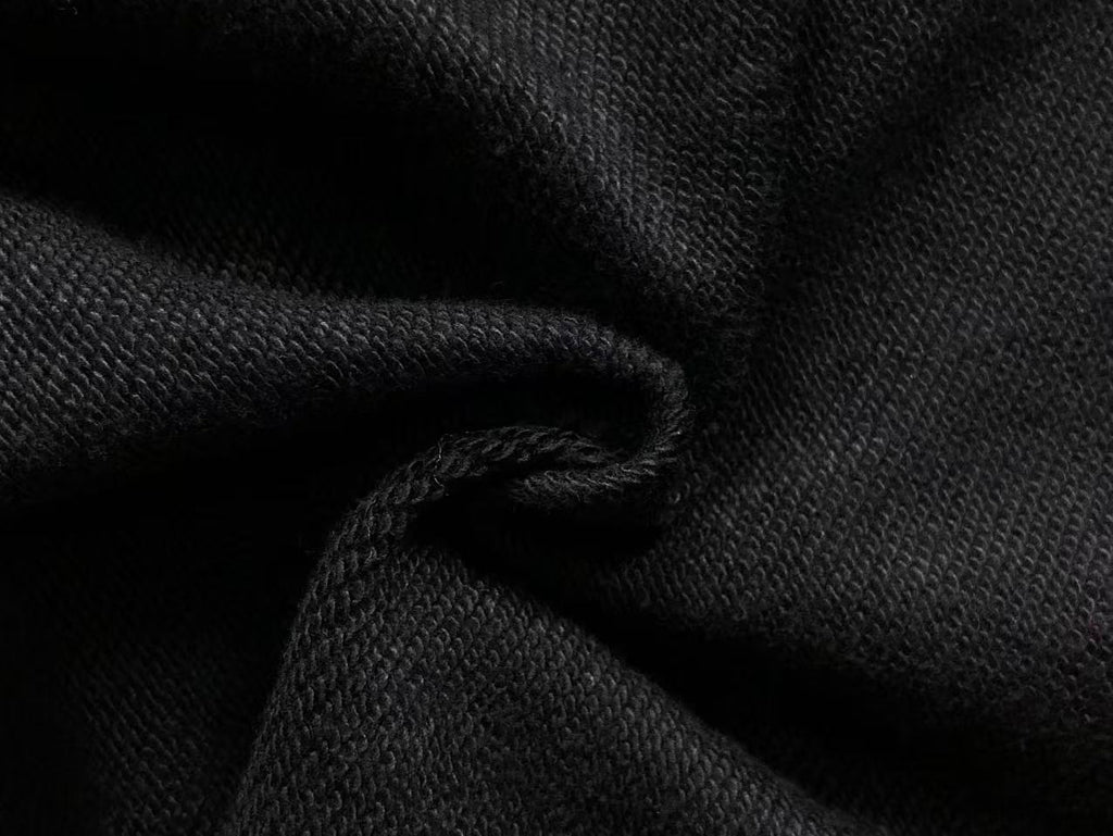 Black Cross Pattern Black Sweatpants™