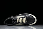 DRKSHDW Vintage Low Black Milk Leather Sneakers