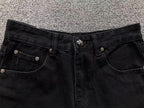 Triple Cross Pocket Black Denim Jeans™