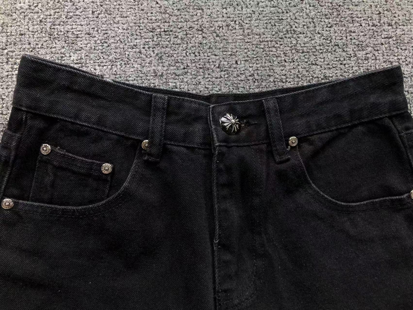 Triple Cross Pocket Black Denim Jeans™