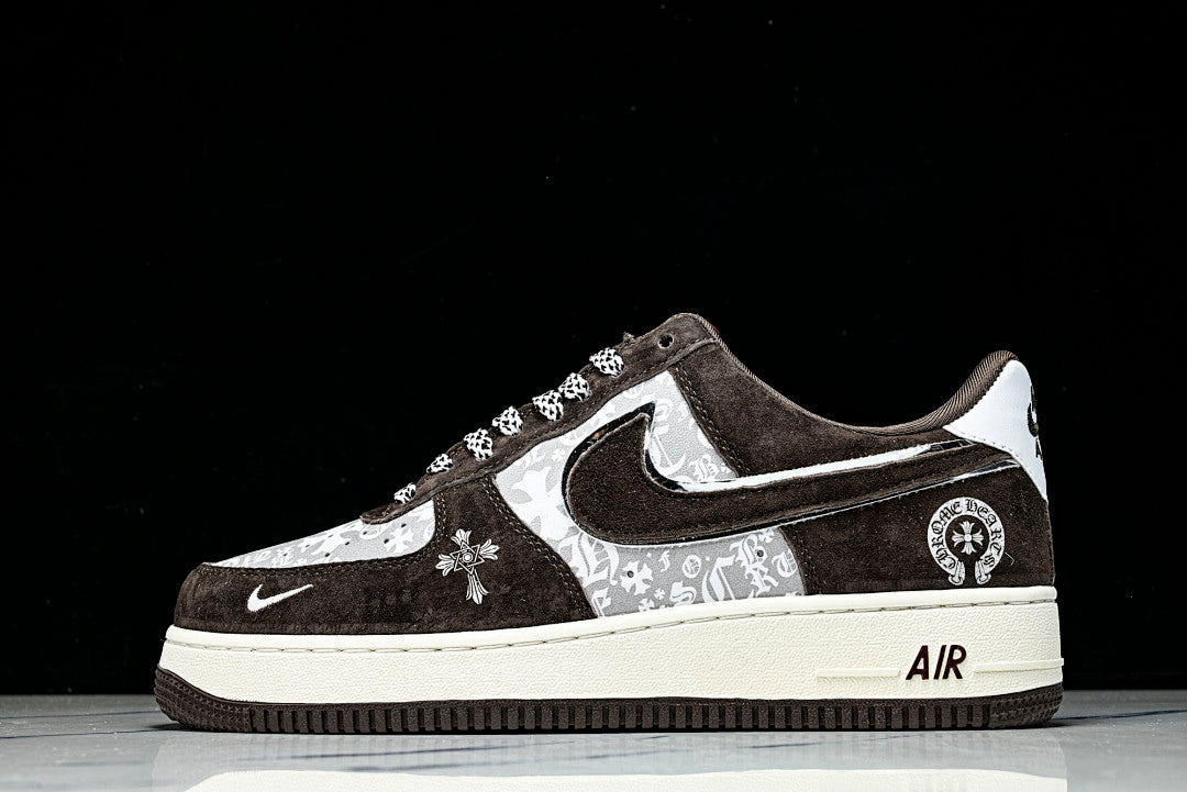 White Horse Shoe Logo Velvet Brown AF1™