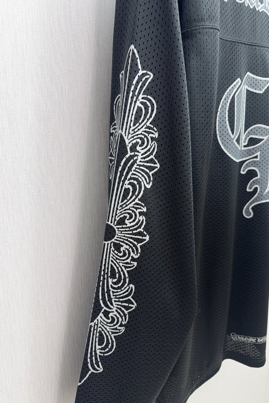 Black Mesh Longsleeve Hockey Jersey™