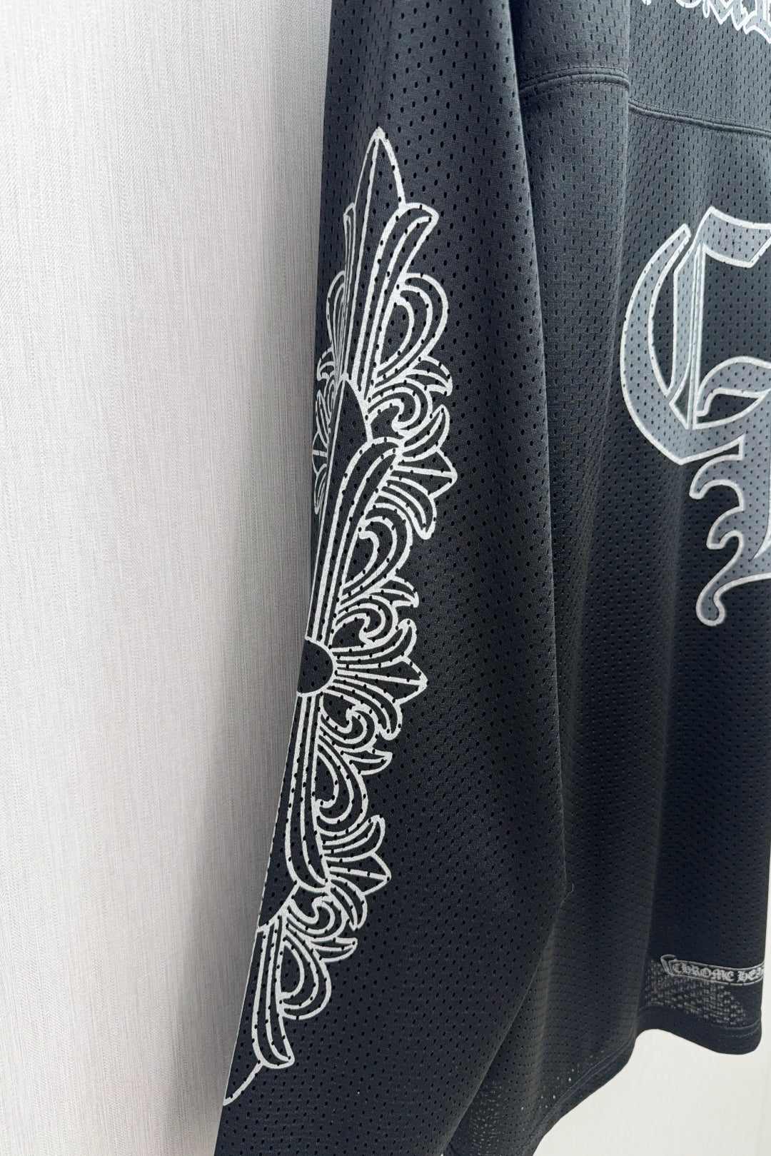 Black Mesh Longsleeve Hockey Jersey™